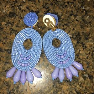 1 Day SALE: Beaded Statement Earrings